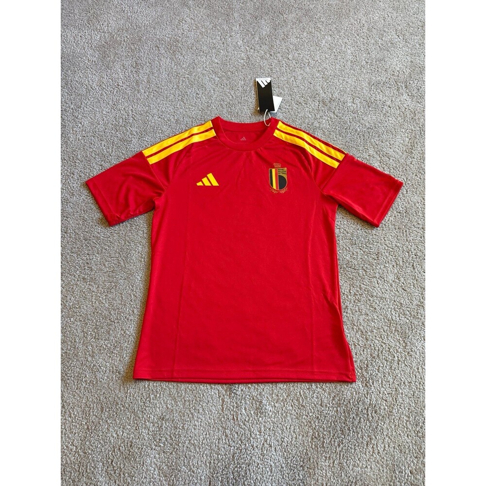 Adidas NWT Youth Belgium National Soccer Team Jersey Size Large